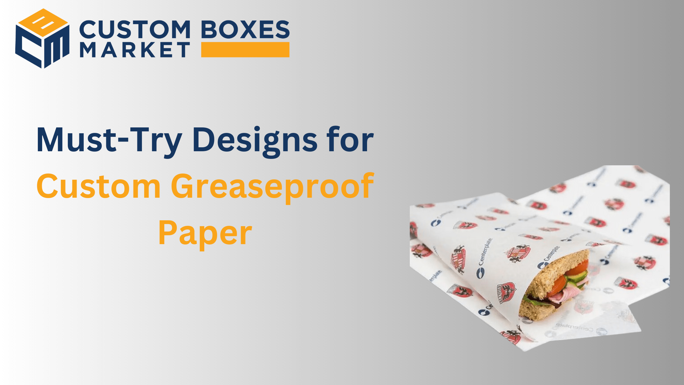 Custom Greaseproof Paper