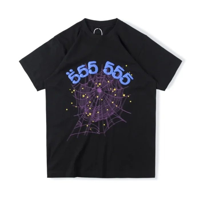 Sp5der-555-555-T-shirt-Black-