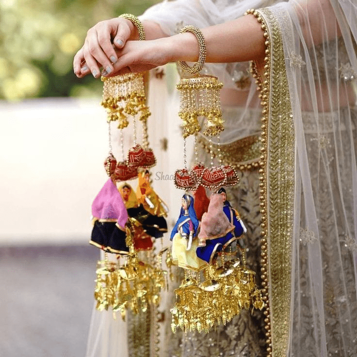 Punjabi bridal kalire designs