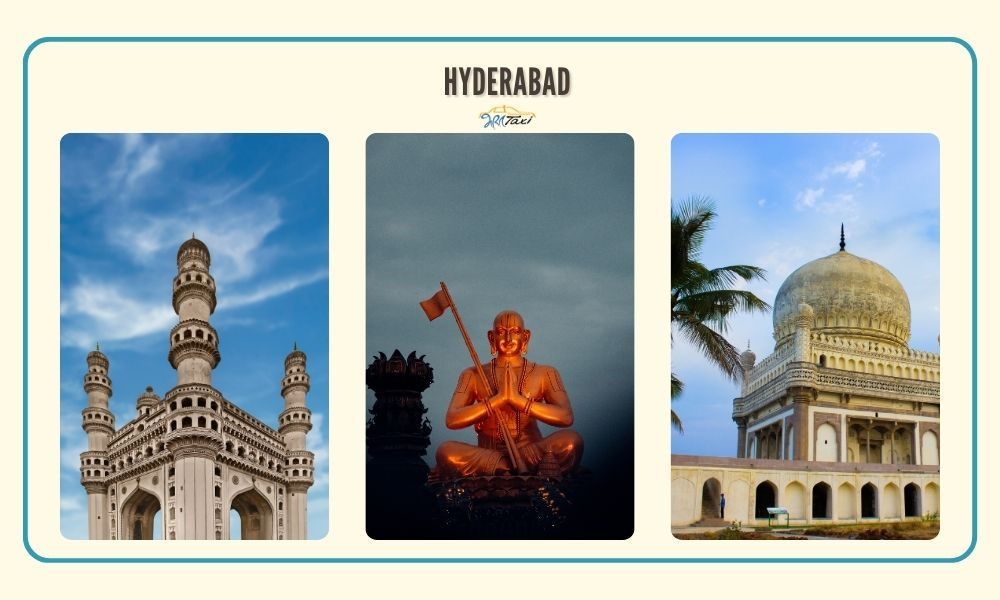 Explore Hyderabad's rich heritage and modern marvels with top attractions like Charminar, Golconda Fort, Hussain Sagar Lake, Ramoji Film City, and more.
